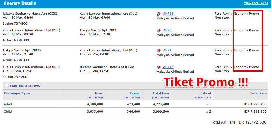 Cara Mendapatkan Tiket Pesawat Murah Online Jakarta-Tokyo Hanya 4 Juta ...